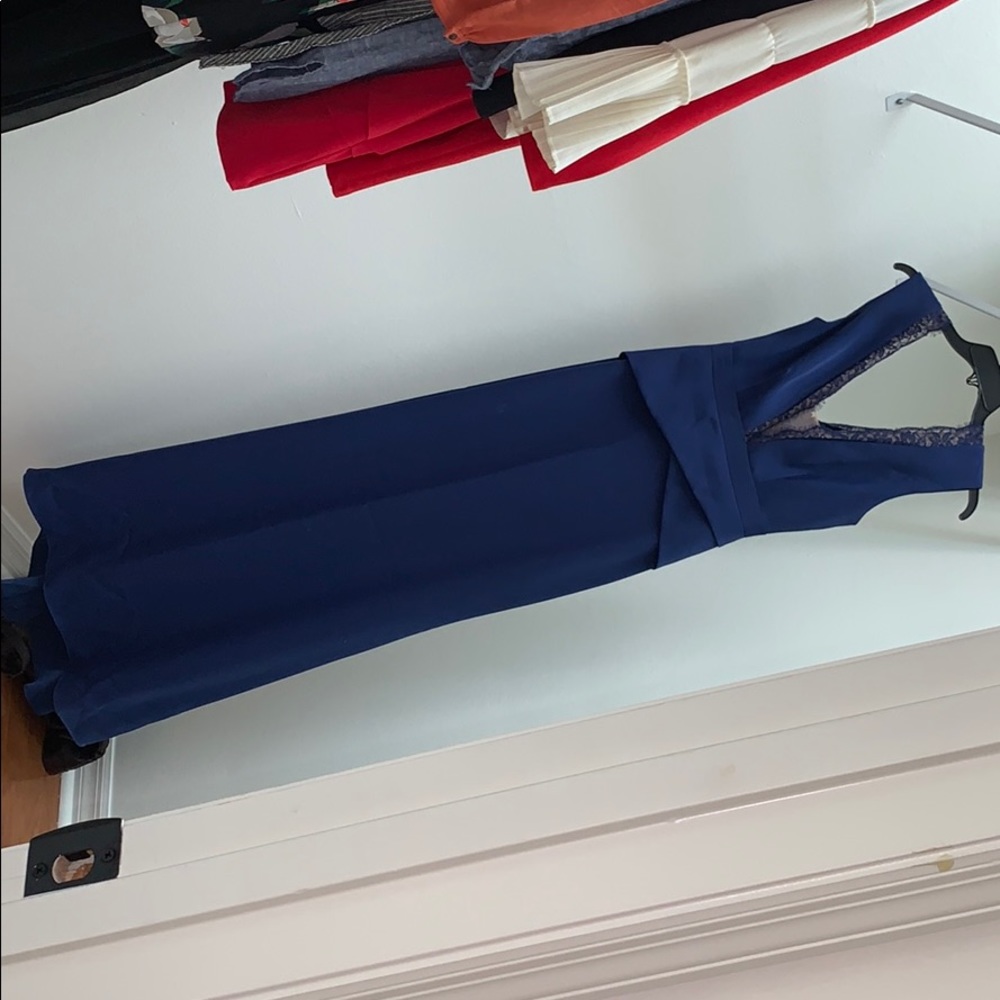 BCBG Maxazria Blue gown